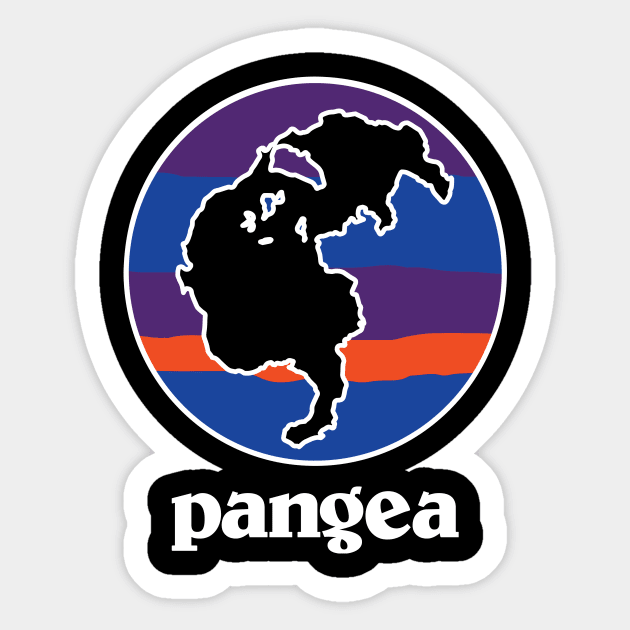 Pangea Sticker by JJFDesigns